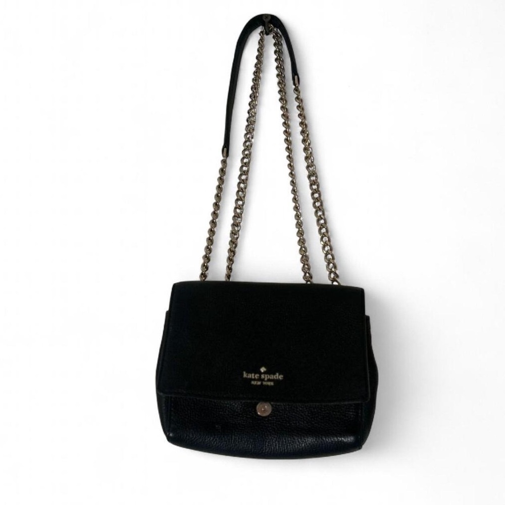 Kate Spade New York Black Crossbody | Chain Strap Handbag
